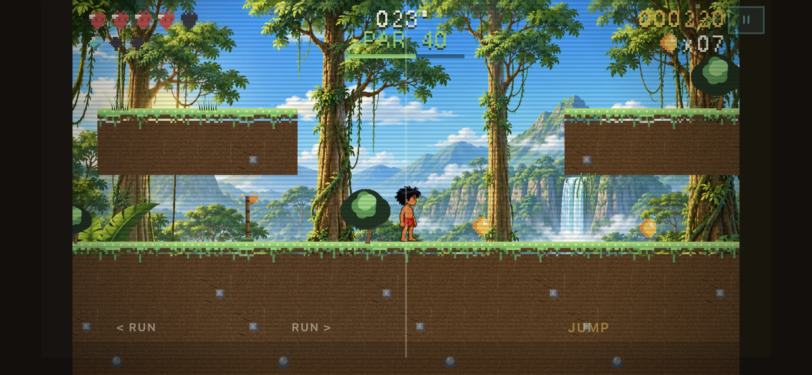 The forest world in Msitu Run